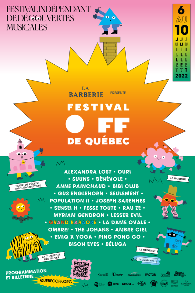 Programmation du Festival OFF de Québec 2022